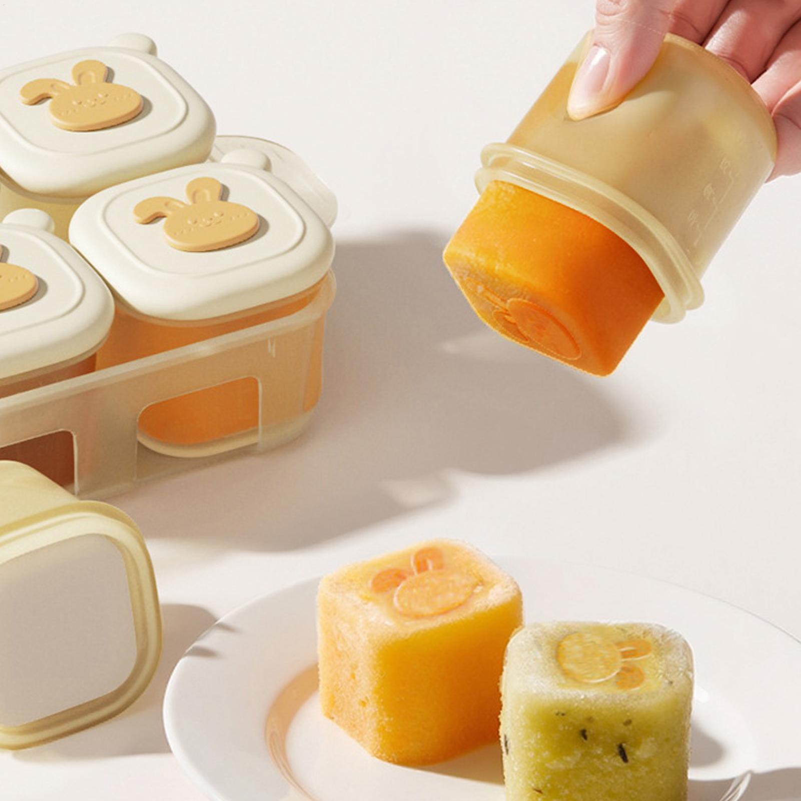 Baby Food Home - 큐브형 이유식 냉동 트레이 어린이 요구르트