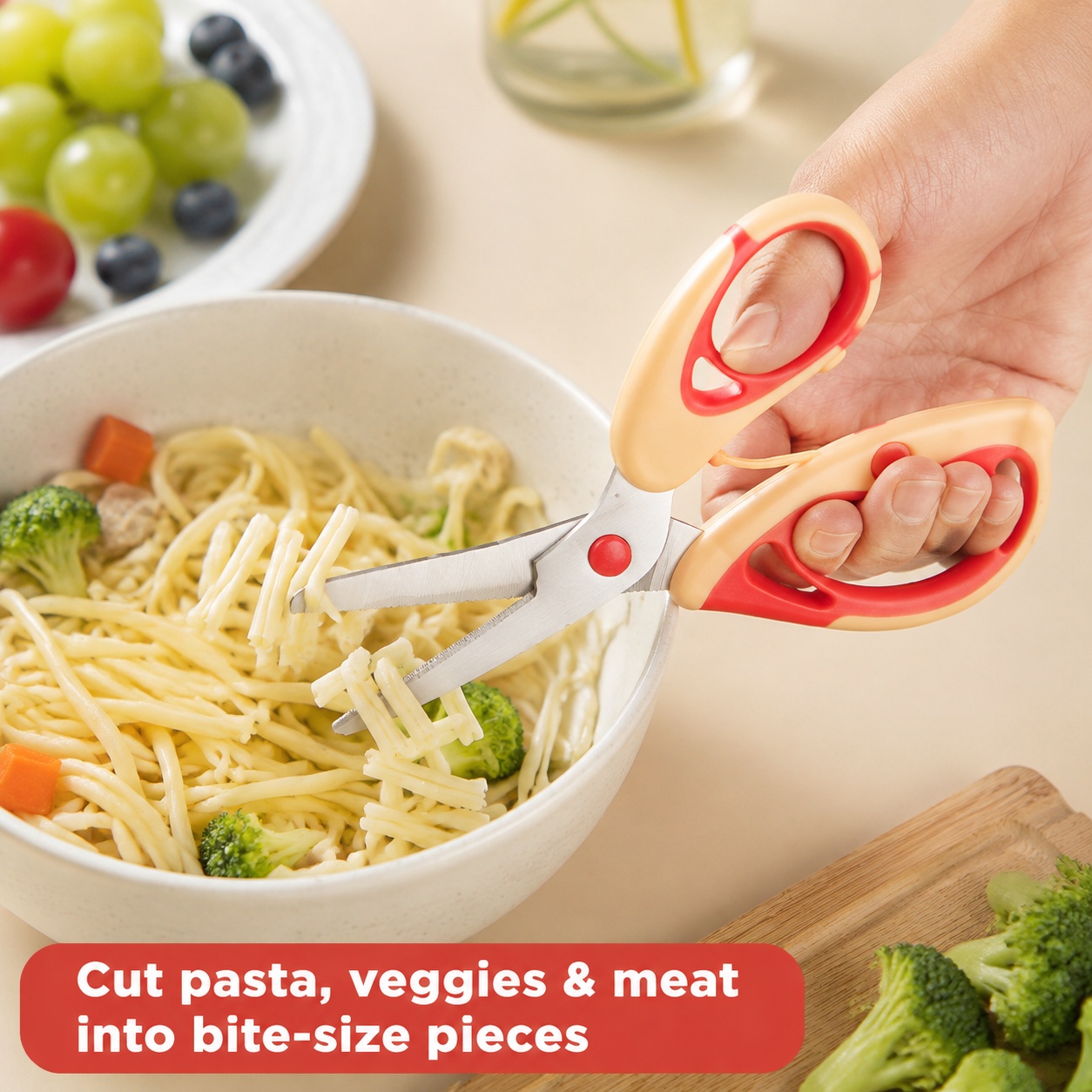Baby Food Scissors - 이유식 가위｜휴대용 이유식 가위, 유아 수유