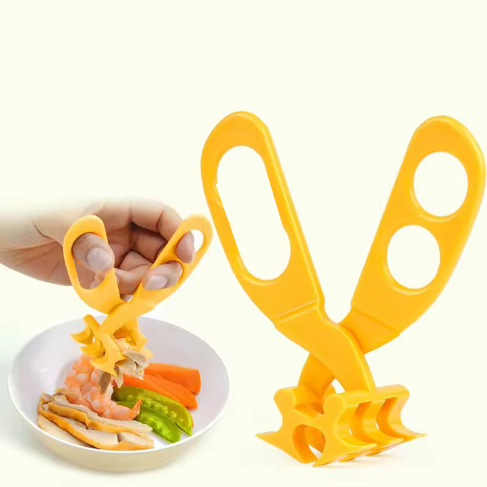 Baby Food Scissors - 여행용 케이스 포함 유아식 가위, 안전