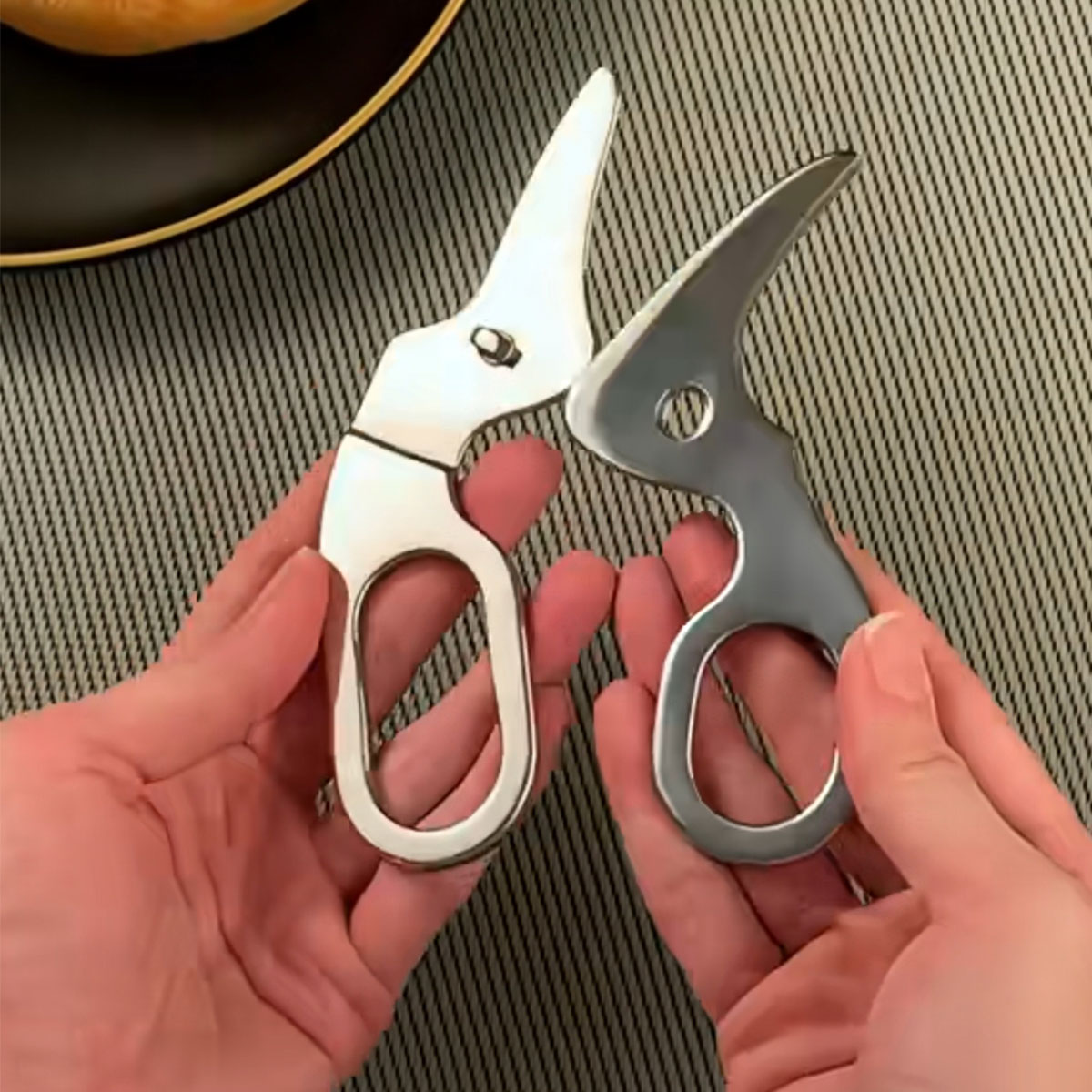 Baby Food Scissors - 안전한 아기 음식 가위 - 식품