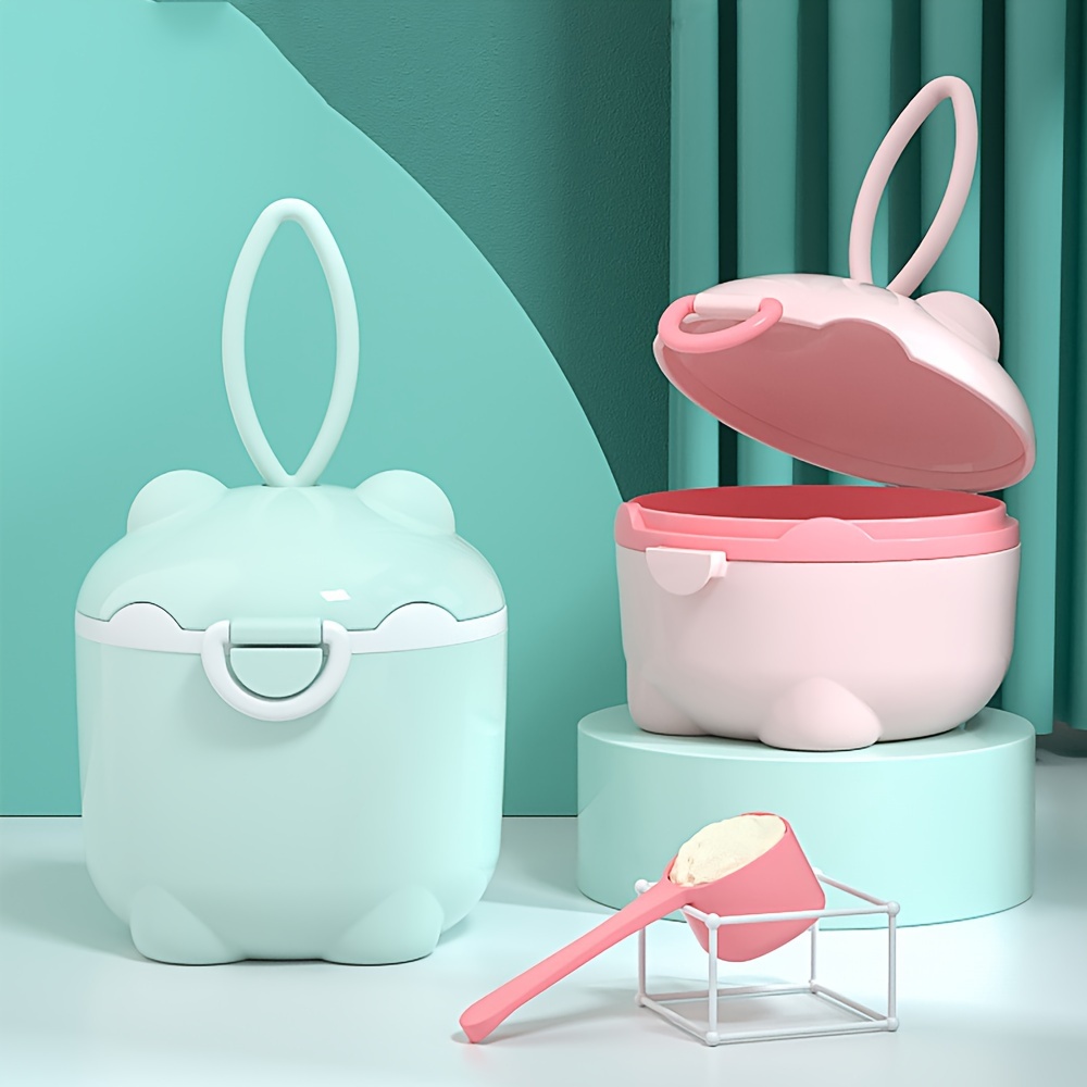 Baby Food Glass Jar - 1pc 휴대용 4층 분유 상자, 분유