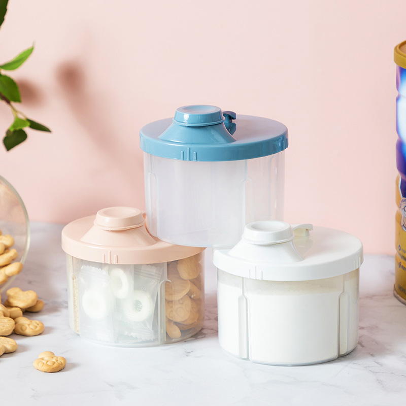 Baby Food Glass Jar - 1pc 휴대용 4층 분유 상자, 분유