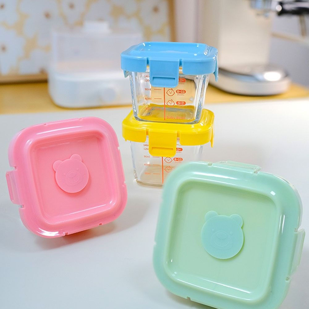 새로운 170ml 식품 보관 용기 냉동 전자레인지 사용 - Baby Food Glass Jar 리뷰 및 가격