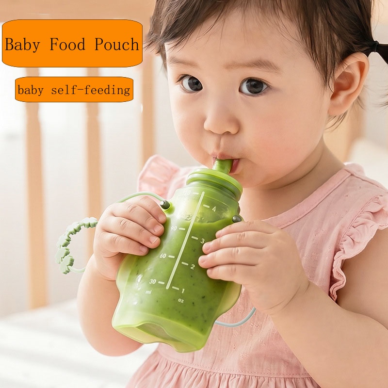 BPA 프리 실리콘 과일 퓨레 식품 파우치 재사용 가능 - Baby Food Pouches 1 Year Old 리뷰 및 가격