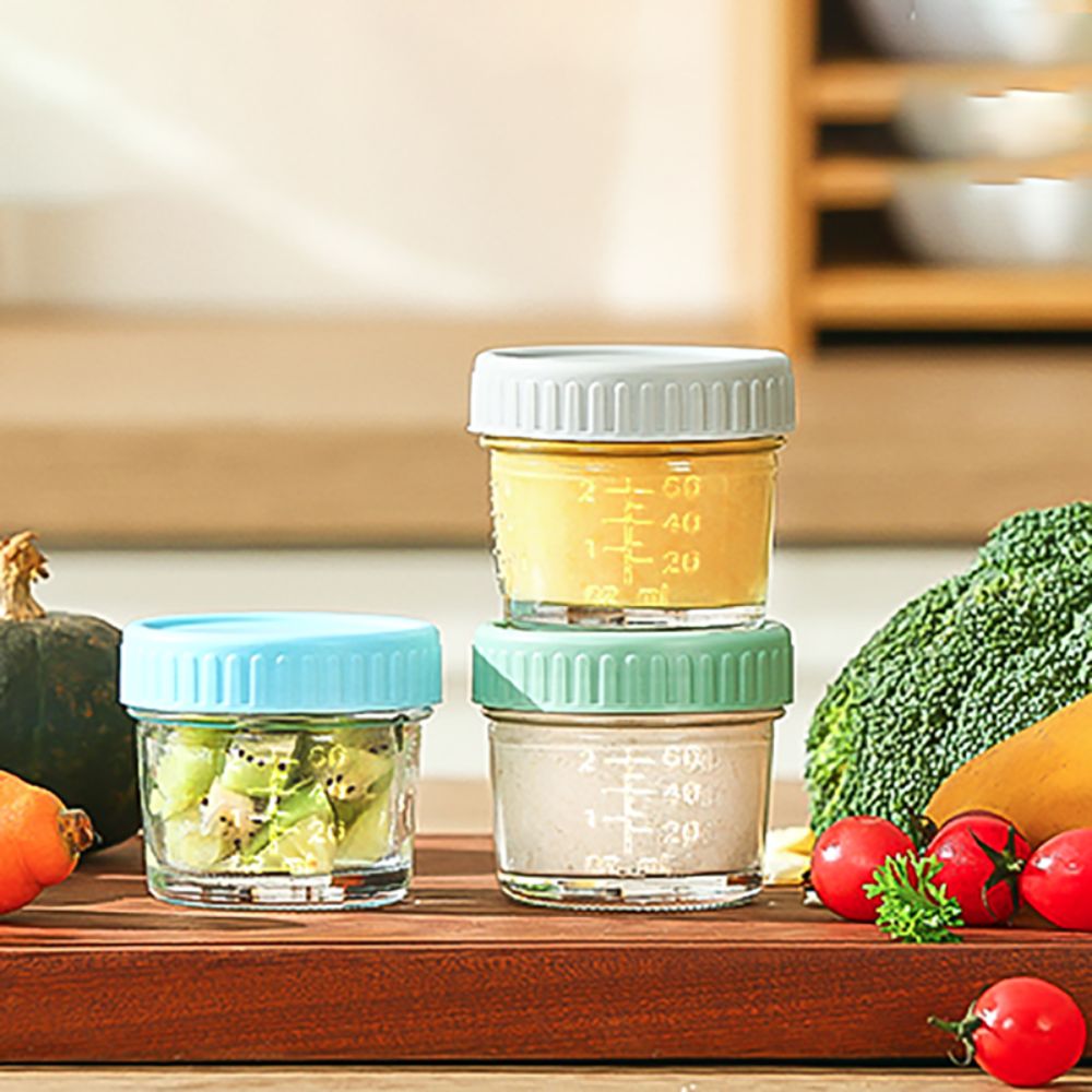 6개 다용도 유리 이유식 병 재사용 가능 눈금 표시 소 - Baby Food Jars 리뷰 및 가격