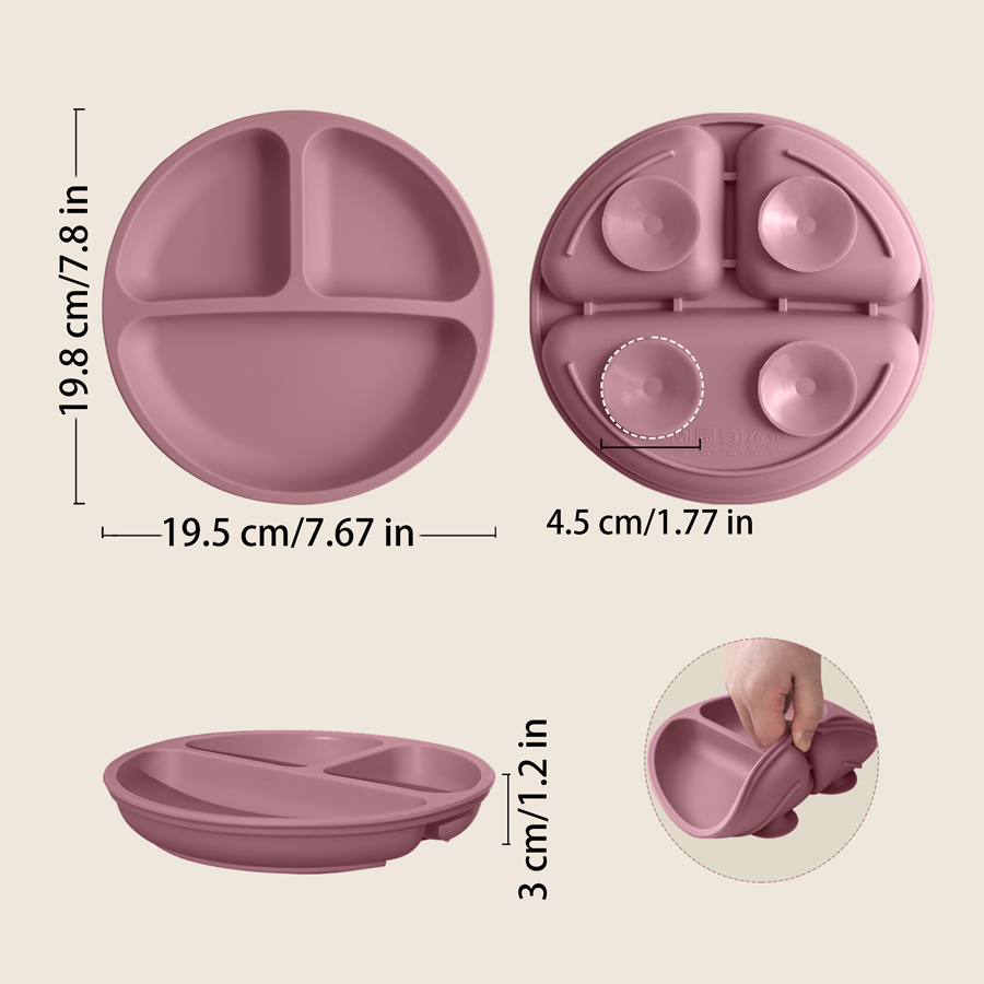 1PCS 아기 빨판 실리콘 식사 접시 BPA 무료 어린 - Silicone Suction Bowl 리뷰 및 가격