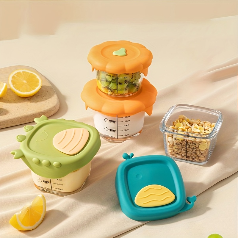 120/180ml 유리 아기 음식 용기, 눈금 표시 및 - Baby Food Glass Jar 리뷰 및 가격