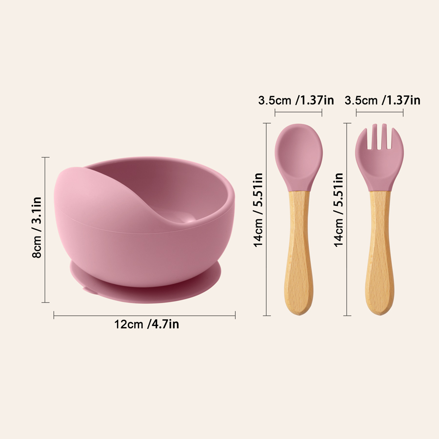 Mamaplan 3PCS 아기 실리콘 먹이 세트 유아  - Silicone Suction Bowl 리뷰 및 가격