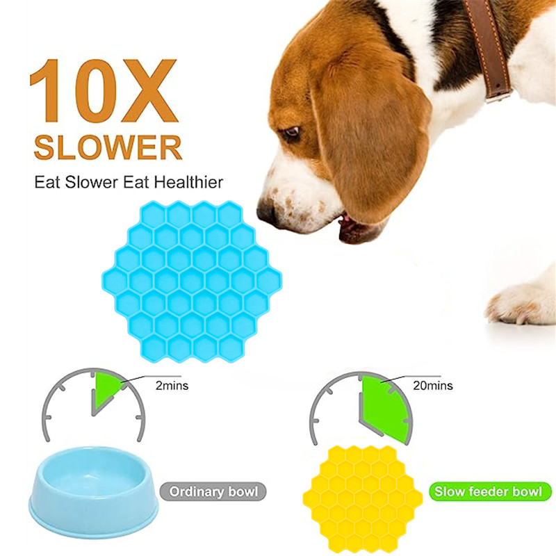 애완 동물 용품 고양이 벌집 피더 안티 질식 흡입 컵  - Silicone Suction Bowl 리뷰 및 가격