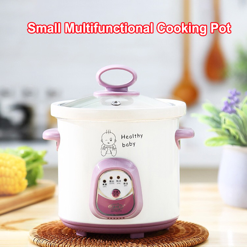 새로운 0.7L 세라믹 전기쿠커, 가정용 다기능 보온  - Baby Food Recipe Book 리뷰 및 가격