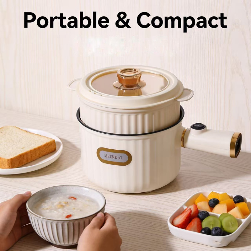 새로운 450W 1.5L 다기능 전기 냄비 220V 1 - Baby Food Recipe Book 리뷰 및 가격