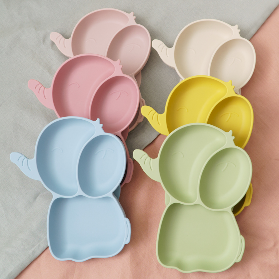 아기 실리콘 식사 접시, 어린이 급식 접시, 빨판 만화 - Silicone Suction Bowl 리뷰 및 가격