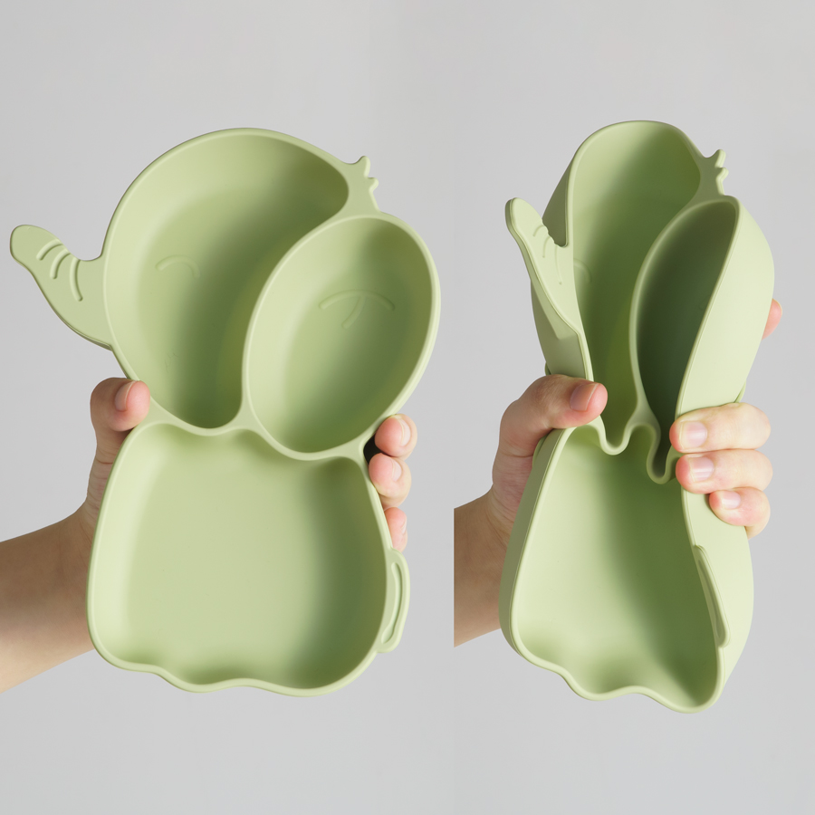 아기 실리콘 식사 접시, 어린이 급식 접시, 빨판 만화 - Silicone Suction Bowl 리뷰 및 가격