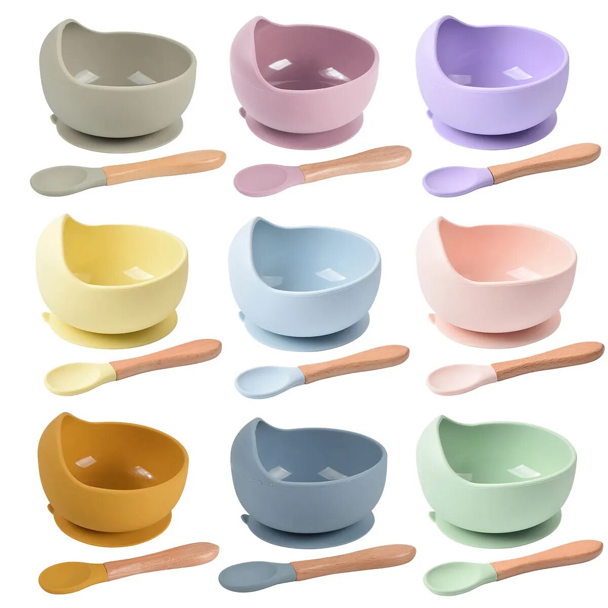 어린이용 실리콘 아기 급식 그릇 식기, 어린이 접시 접 - Silicone Suction Bowl 리뷰 및 가격