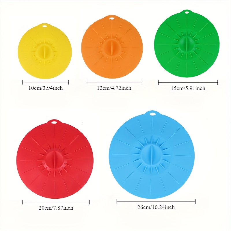 5피스 실리콘 뚜껑, 내열성 전자레인지용 스플래시 방지 - Silicone Suction Bowl 리뷰 및 가격