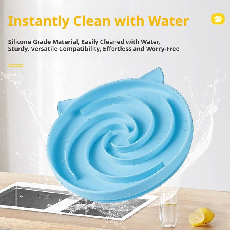 귀여운 반려동물 슬로우 급식기, 구토 방지 및 장 보호 - Silicone Suction Bowl 리뷰 및 가격