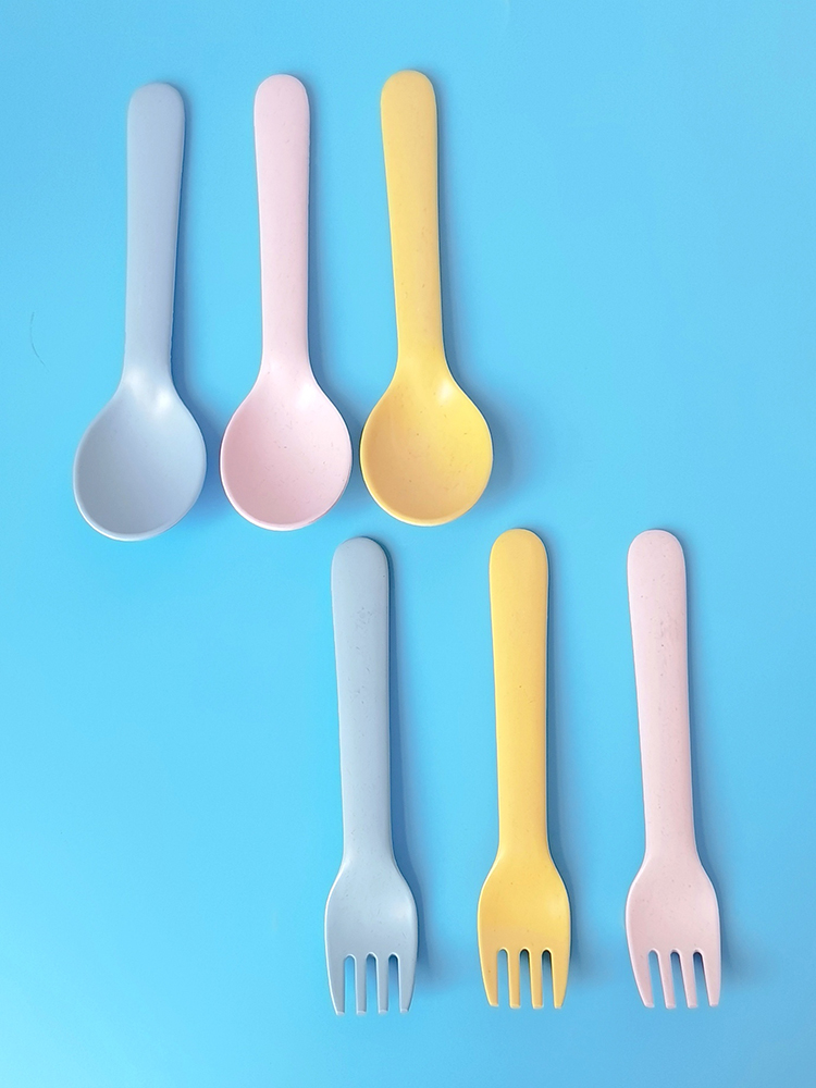 대나무 섬유 포크 스푼 아기 보조 식품 훈련용 레스토랑 - Baby Food With Fiber 리뷰 및 가격