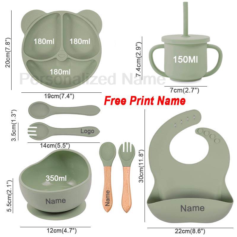 아기 빨판 그릇에 대 한 먹이 세트 실리콘 어린이를위한 - Silicone Suction Bowl 리뷰 및 가격